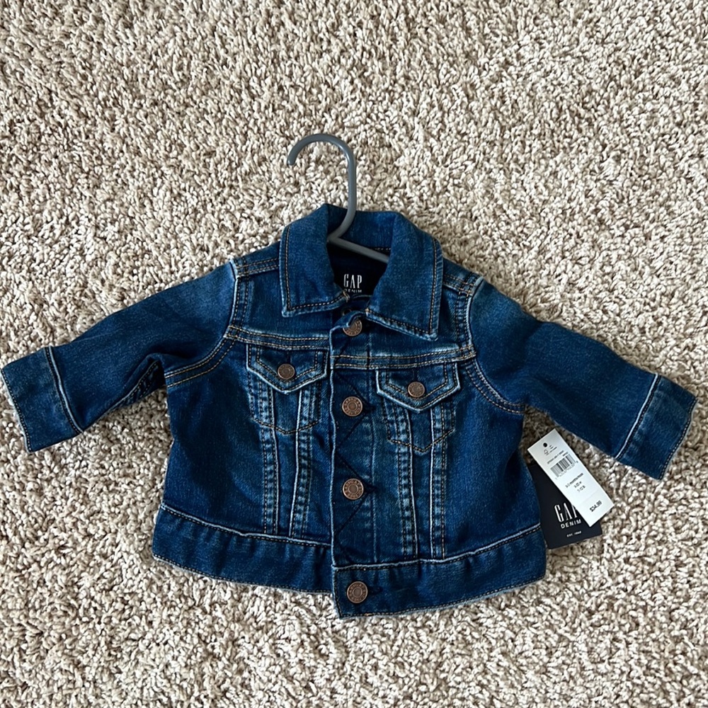 Baby boy GAP denim jacket, 0-3m